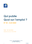 Qui publie quoi sur l’emploi ?