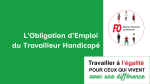 L’Obligation d’Emploi du Travailleur Handicapé