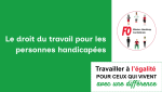 Le droit du travail pour les personnes handicapées.