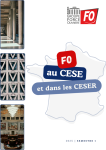 FO au CESE et dans les CESER (1er semestre 2025)