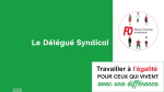 Le délégué syndical