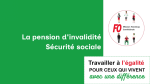 La pension d&rsquo;invalidité Sécurité sociale