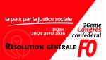 Résolution générale – Congrès Dijon 2026
