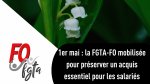1er mai : la FGTA-FO mobilisée pour préserver un acquis essentiel pour les salariés